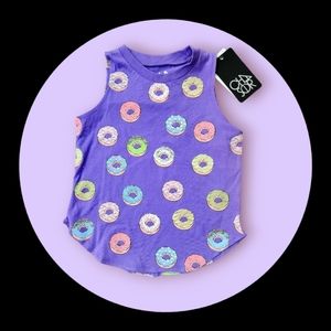 Chaser Graphic Tank. Purple. Girls size 5T.